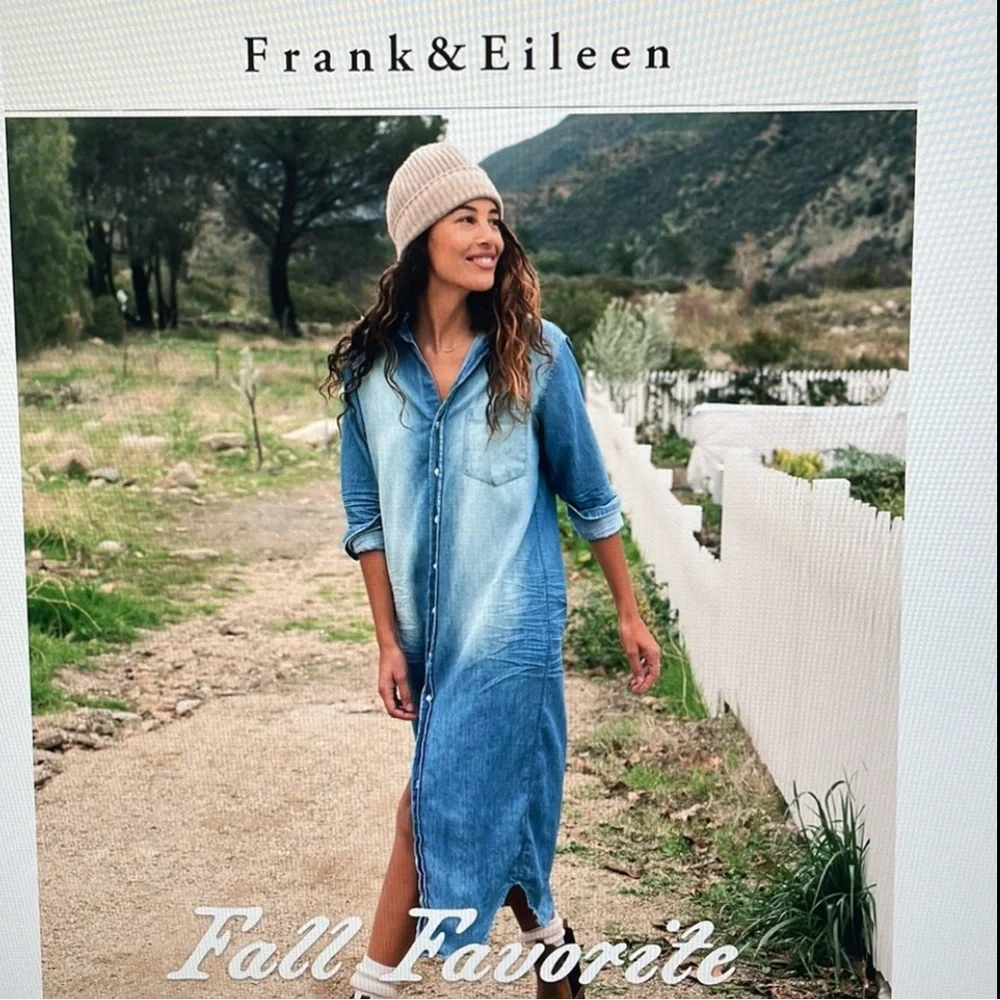 FRANK & EILEEN Rory Famous Denim Shirtdress - Picture 4 of 16